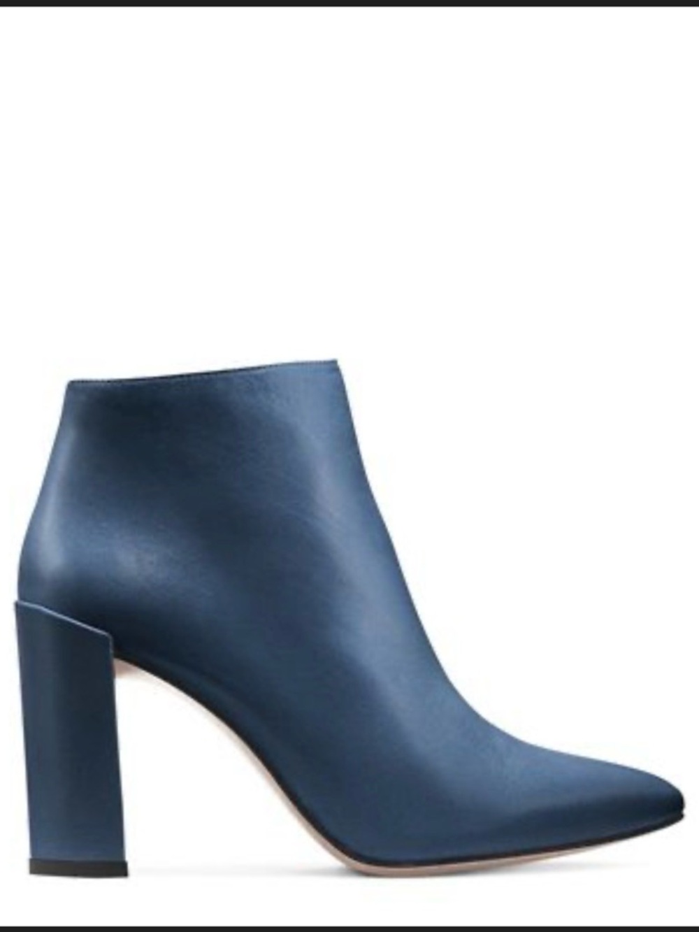 Stuart Weitzman Pure Bootie | Nappa Blue Leather